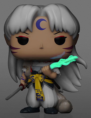 Funko Pop! Animation Inuyasha - (1301) Sesshomaru W/Schwert Glühendes Vinyl Figur