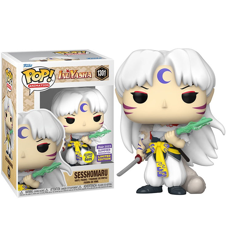 Funko Pop! Animation Inuyasha - (1301) Sesshomaru W/Schwert Glühendes Vinyl Figur