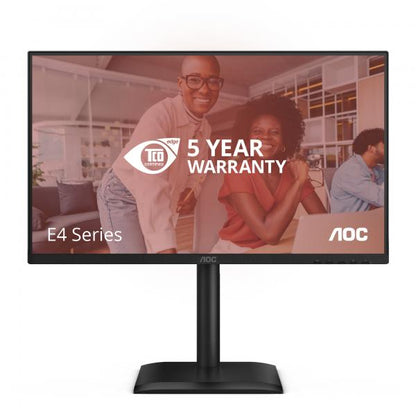 AOC MONITOR 23,8 LED IPS FHD 16:9 4MS 300 CDM 120hz, PIVOT, VGA/DP/HDMI, MULTIMEDIALE [24E4U]