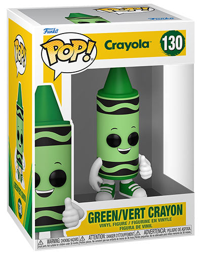 Funko Pop! Crayola (130) Crayon Green Vinyl Figur 9cm Sammlerstück