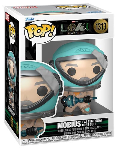 Funko Pop! Marvel Loki S2 (1313) Mobius Temporal Suit Bobble Vinyl 9 cm Disney