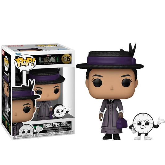 Funko Pop! Marvel Loki (1315) Renslayer & Miss Minutes Figur TV-Serie Disney+
