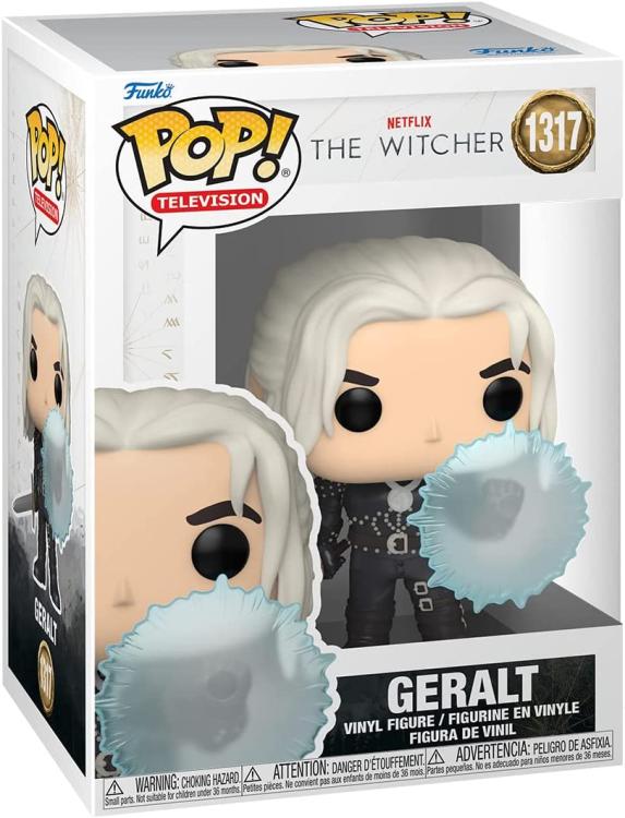 Funko Pop! Television Netflix The Witcher S2 -(1317) Geralt W/ Schild Figur 9Cm