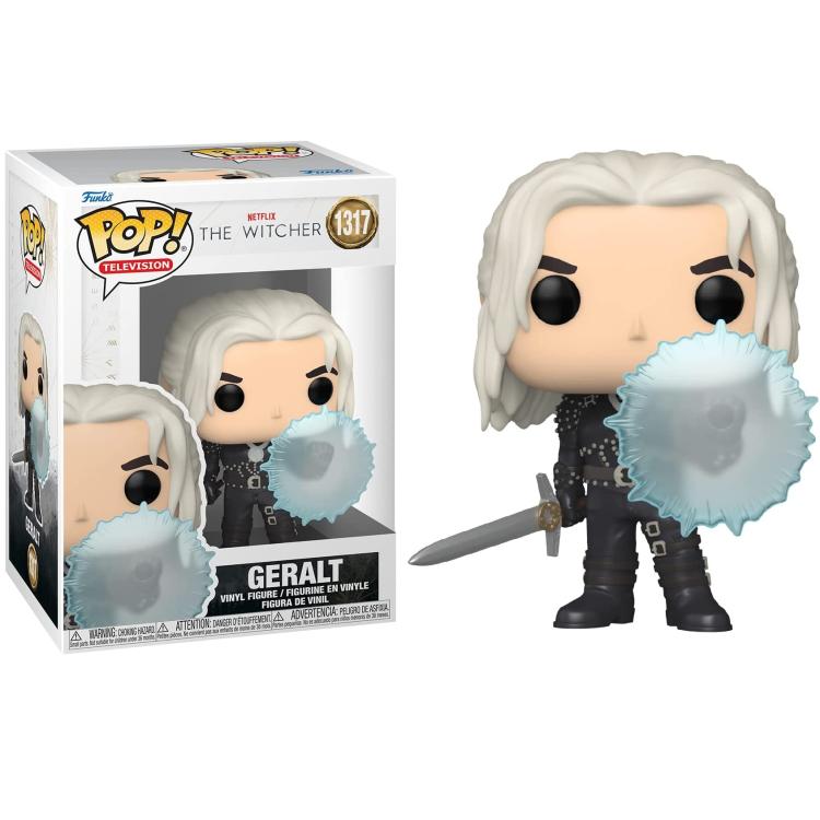 Funko Pop! Television Netflix The Witcher S2 -(1317) Geralt W/ Schild Figur 9Cm