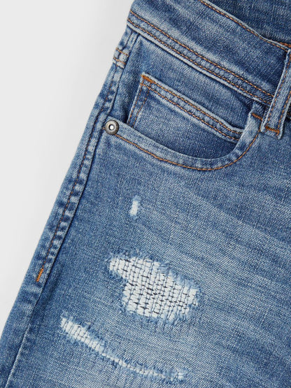 name it pantalone jeans da ragazzo Chris 13197236 medium blue denim