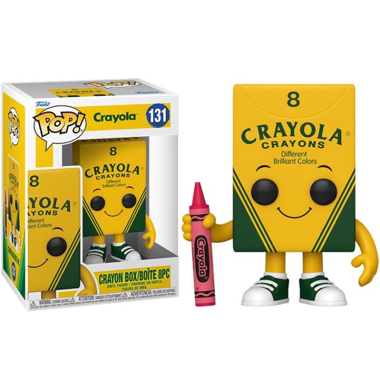 Funko Pop! Crayola (131) Crayon Box 8Pc Vinyl Figure 9Cm Statuetta Da Collezione