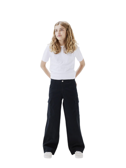 name it pantalone cargo per ragazzi con vestibilità regolare Frose 13220718 nero