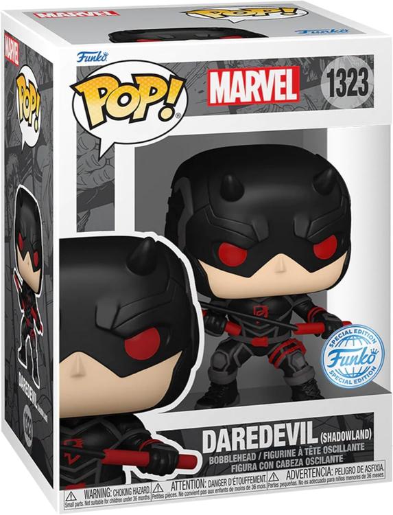 Funko Pop! Marvel (1323) Daredevil Shadowland Wackelkopf Special Edition Figur
