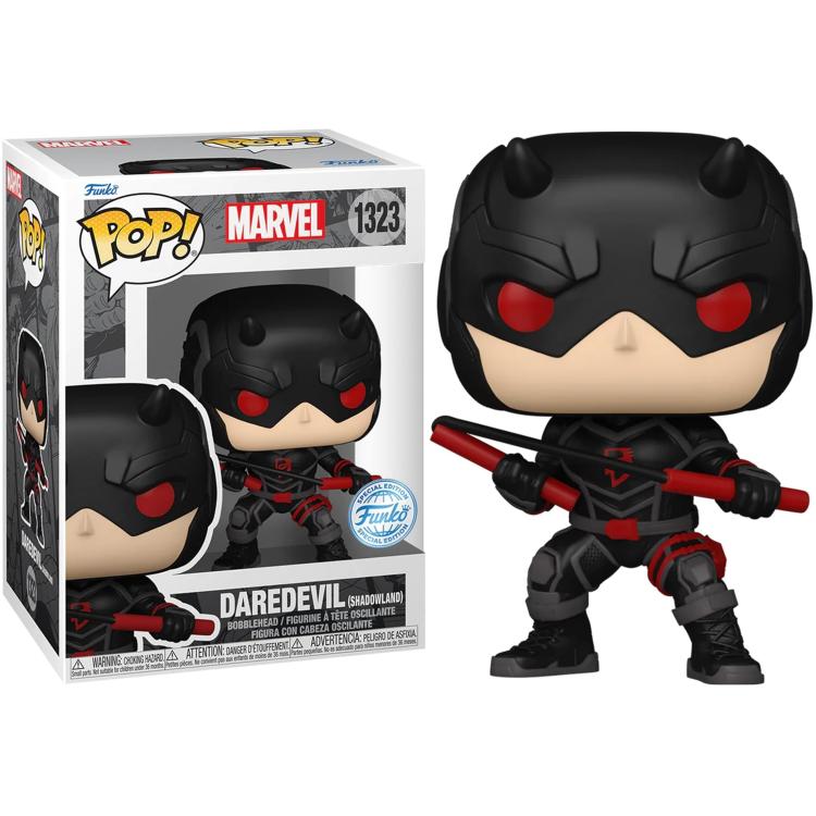Funko Pop! Marvel (1323) Daredevil Shadowland Wackelkopf Special Edition Figur