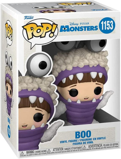Funko Pop! Disney Monster AG 20. Jubiläum – (1153) Boo mit Kapuze Figur 9cm