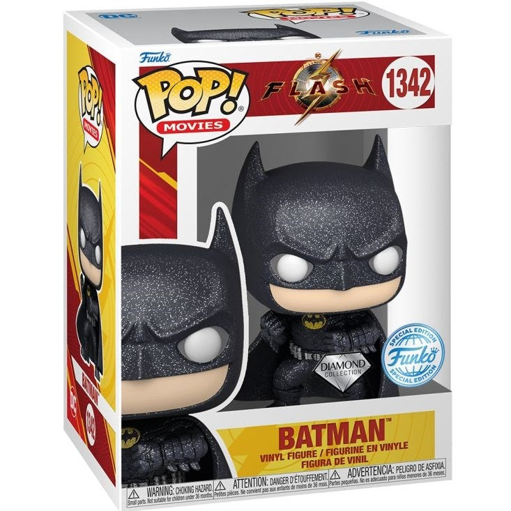 Funko Pop! Movies The Flash – (1342) Batman Diamond Special Edition Figur 9 cm
