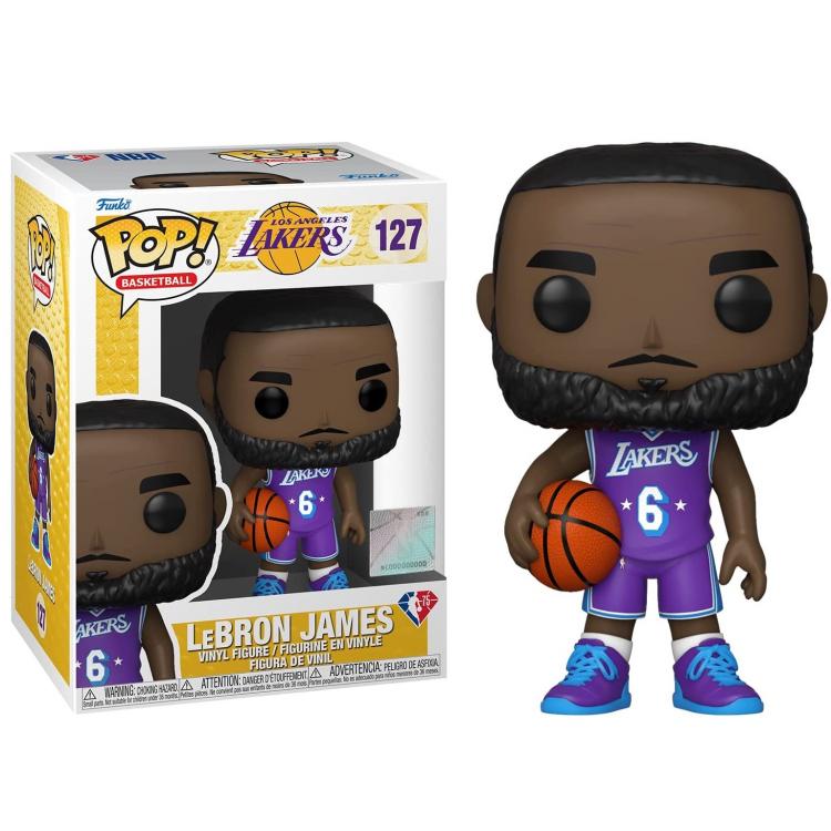 Funko Pop! Basketball NBA Los Angeles Lakers - (127) Lebron James Away Trikot 9cm