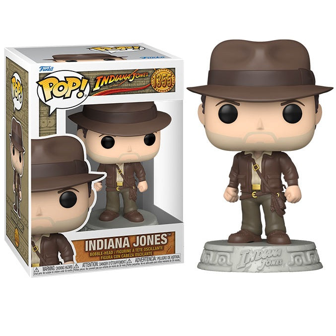 Funko Pop! Movies Indiana Jones – (1355) Indiana Jones mit Jacke Vinylfigur 9 cm