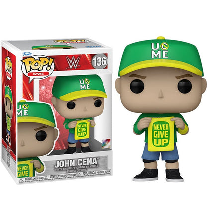 Funko Pop! WWE – (136) John Cena (Never Give Up) Wrestling Vinyl Figur 9cm