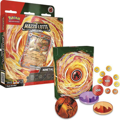 Pokémon – Deluxe Kampfdeck (Ninetales-Ex) TCG Sammelkartenspiel Ita