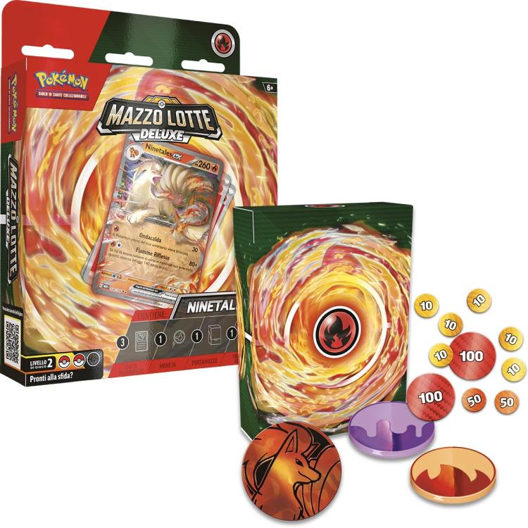 Pokémon – Deluxe Kampfdeck (Ninetales-Ex) TCG Sammelkartenspiel Ita