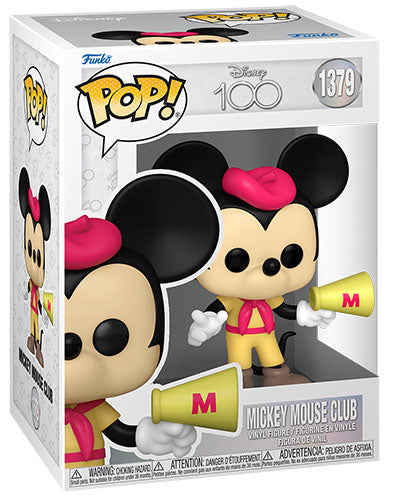 Funko Pop! Disney 100th - (1379) Micky Maus Club Vinyl Figur 9cm