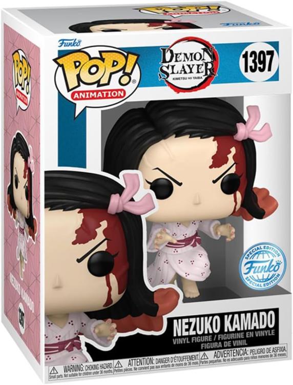 Funko Pop ! Animation Demon Slayer - (1397) Nezuko Kamado (Bloody) Special Exm