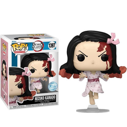 Funko Pop ! Animation Demon Slayer - (1397) Nezuko Kamado (Bloody) Special Exm