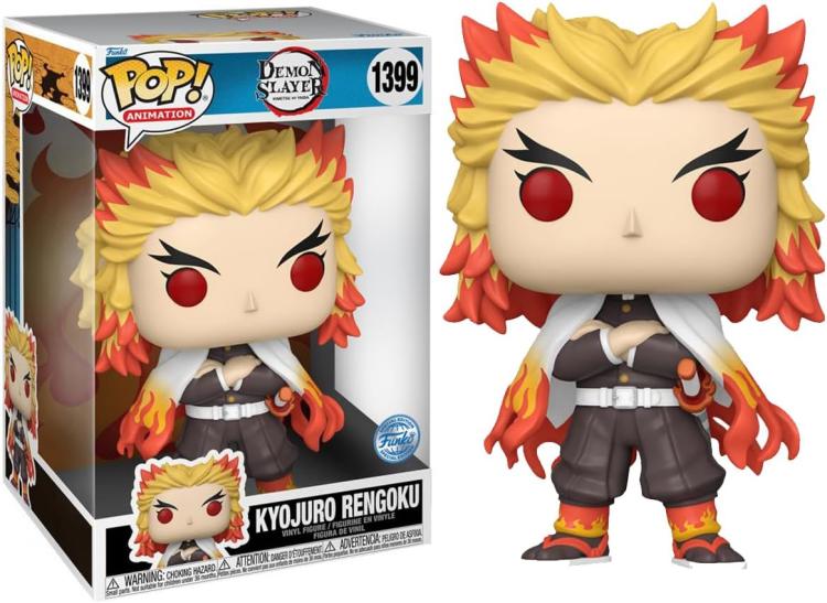 Funko Pop! Animation Demon Slayer - (1399) Kyojuro Rengoku Vinyl Figur 25 cm