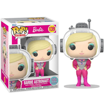 Funko Pop ! Retro Toys Barbie 65Th - (139) Barbie Astronaut Vinyl Figure 9Cm