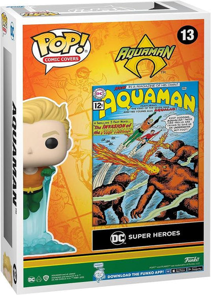 Funko Pop! Comic Cover DC - (13) Aquaman Vinylfigur 9 cm Superheld Neu