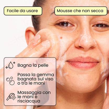 Detergente viso delicato