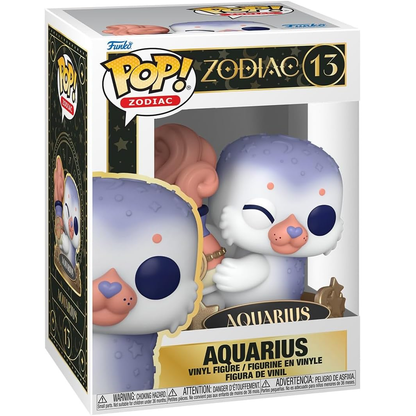 Funko Pop ! Zodiac (13) Aquarius - Vinyl Figure Statuetta Acquario Collezione Vinile (Gen)