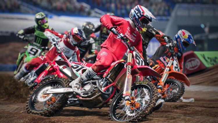 Monster Energy Supercross 5 Ps4 Videogioco PAL Italiano Playstation 4 Nuovo