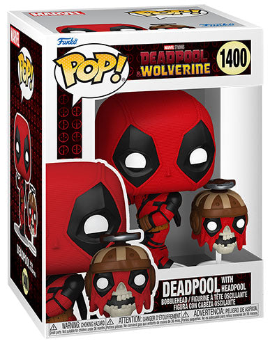 Funko Pop! Marvel Studios – Deadpool & Wolverine (1400) Deadpool mit Headpool
