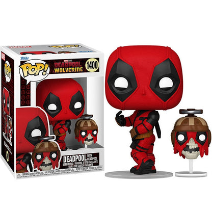 Funko Pop! Marvel Studios – Deadpool & Wolverine (1400) Deadpool mit Headpool