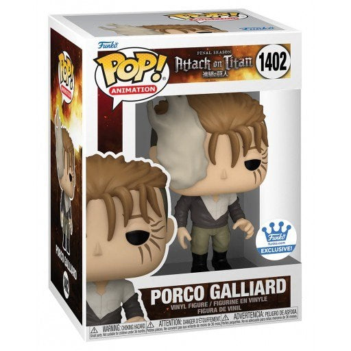 Funko Pop ! Animation Attack On Titan S4 - (1402) Porco Galliard (Exclusive) 9Cm