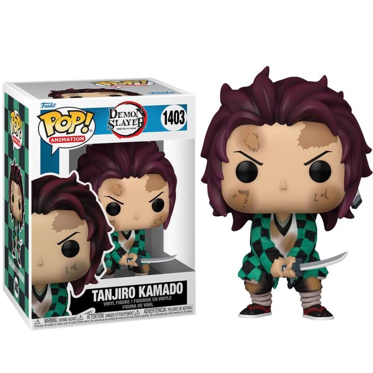 Funko Pop! Animation Demon Slayer - (1403) Tanjiro Kamado (Training) Figur 9 cm