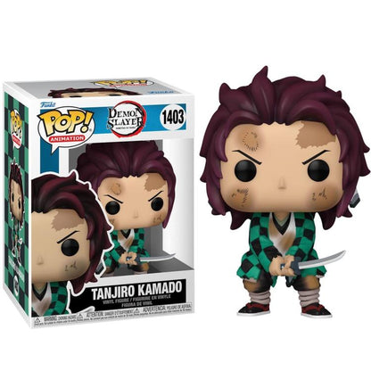 Funko Pop! Animation Demon Slayer - (1403) Tanjiro Kamado (Training) Figur 9 cm