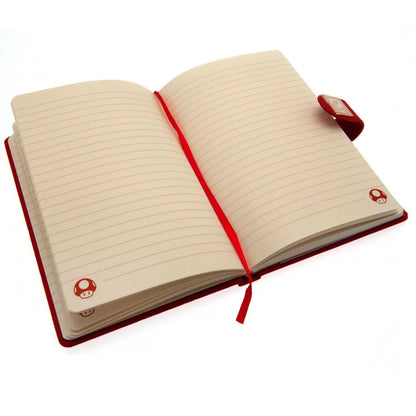 Pyramid Super Mario Bros Notizbuch A5 Premium Burgunderrotes Hardcover-Notizbuch