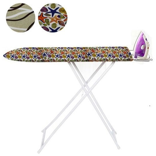 COPRIASSE DA STIRO IMBOTTITO TELO COPRI ASSE UNIVERSALE 140X50CM CON MOLLETTONE