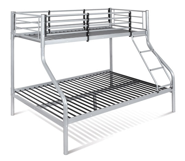 Letto a castello aladdin struttura robusta in acciaio cm.90x190/140h