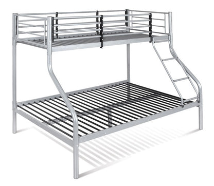 Letto a castello aladdin struttura robusta in acciaio cm.90x190/140h