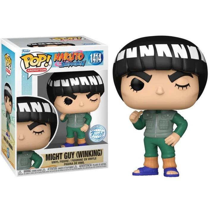 Funko Pop! Animation Naruto Shippuden (1414) Might Guy (zwinkernd) Sonderausgabe