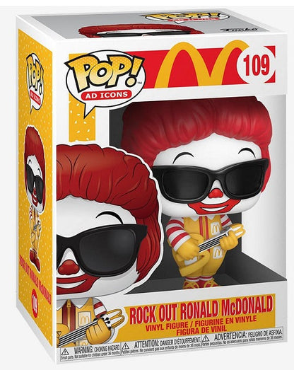 Funko Pop Ad Icons Mcdonald'S 109 Rock Out Ronald Mcdonald Pop Vinyl Figur Mac