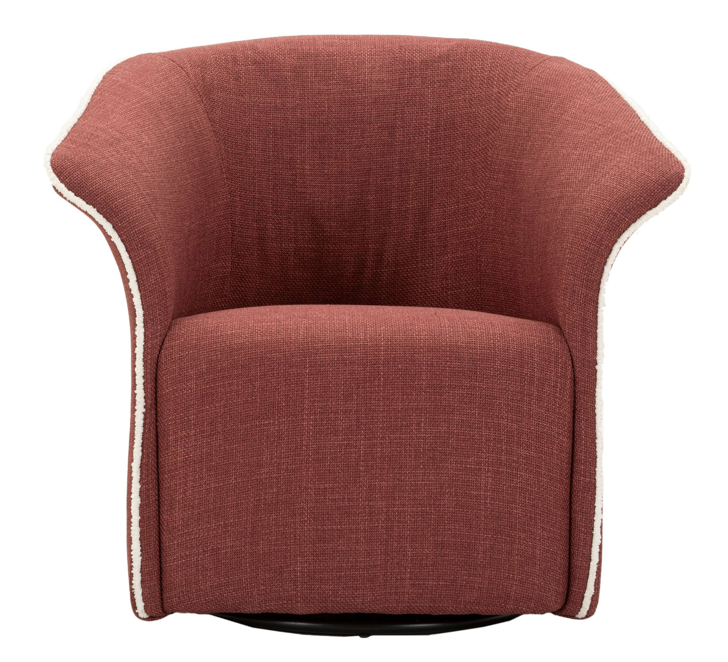 Poltrona Girevole Siena Bordeaux CM 83,5X66X80 Elegante