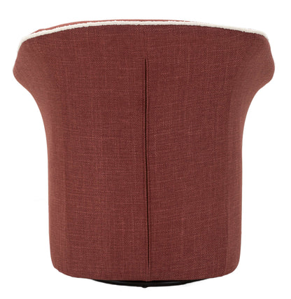 Poltrona Girevole Siena Bordeaux CM 83,5X66X80 Elegante