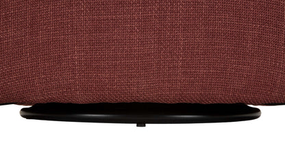Poltrona Girevole Siena Bordeaux CM 83,5X66X80 Elegante