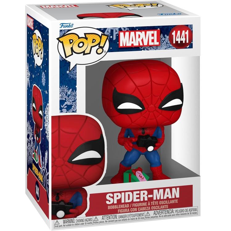 Funko Pop! Marvel - (1441) - Spider-Man Open Gift Holiday Vinyl Figure 9cm