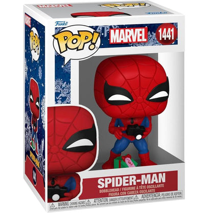 Funko Pop! Marvel - (1441) - Spider-Man Open Gift Holiday Vinyl Figure 9cm