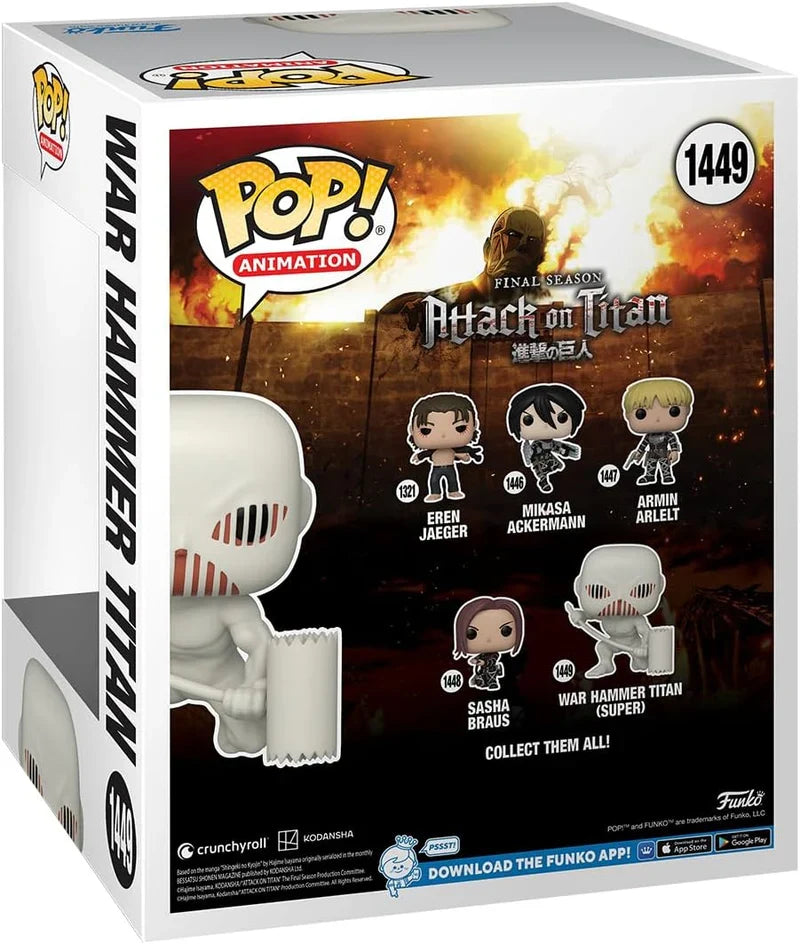 Funko Pop! Animation Attack On Titan S5 – (1449) War Hammer Titan 15cm A.O.T.