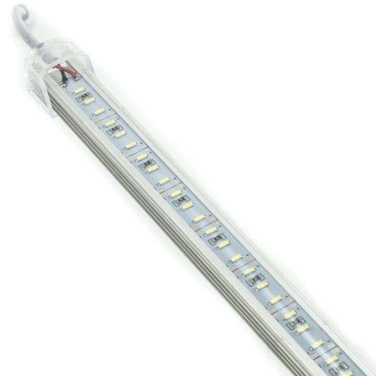 LED Lichtleiste 1m 144 LEDs Aluminium Starr 12V Unterbauleuchte Kaltweiß