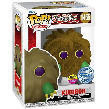 Funko Pop! Animation – Yu-Gi-Oh – (1455) Kuriboh Flocked Glows Figur 9cm Anime