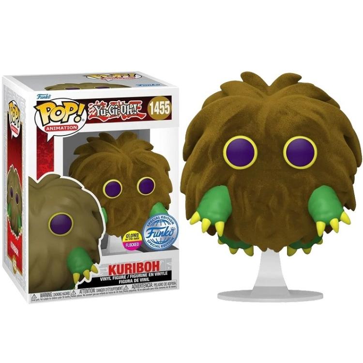 Funko Pop! Animation – Yu-Gi-Oh – (1455) Kuriboh Flocked Glows Figur 9cm Anime
