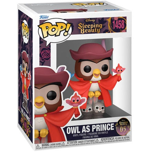 Funko Pop ! La Bella Addormentata 65Th - (1458) Owl As Prince Figure 9Cm